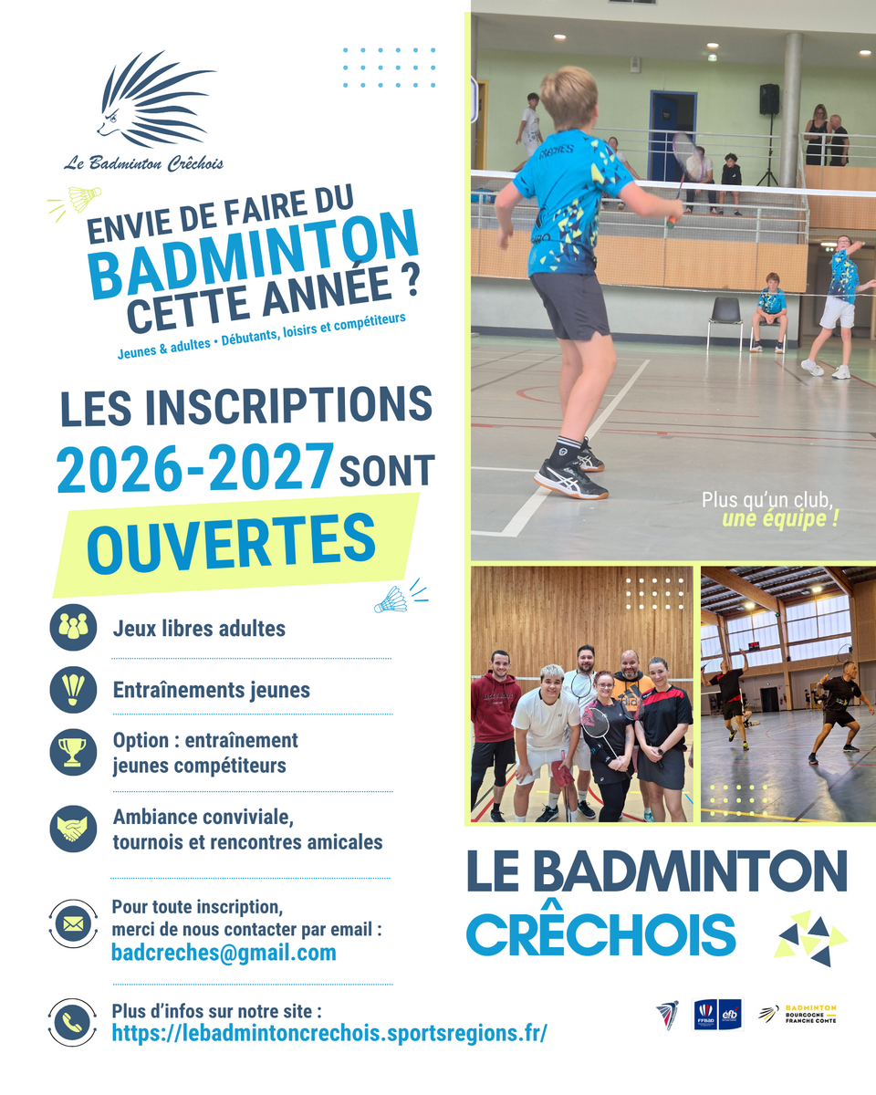 Inscriptions 2026-2027